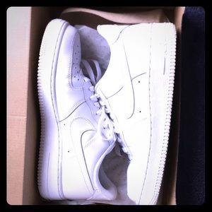 Worn once Air Force one size 10